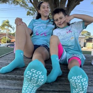 CK Quarter Crew Grip Socks